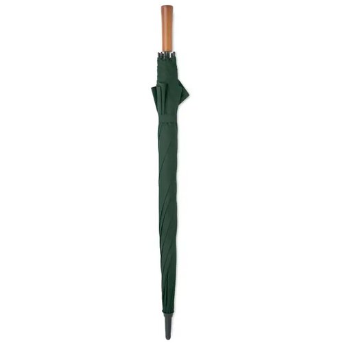 27" auto paraplu houten greep Rayna groen