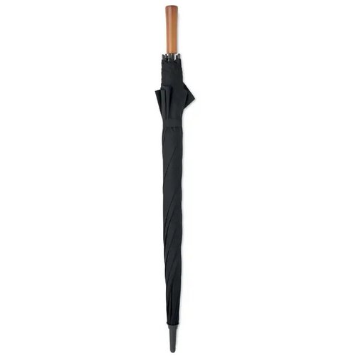27" auto paraplu houten greep Rayna zwart