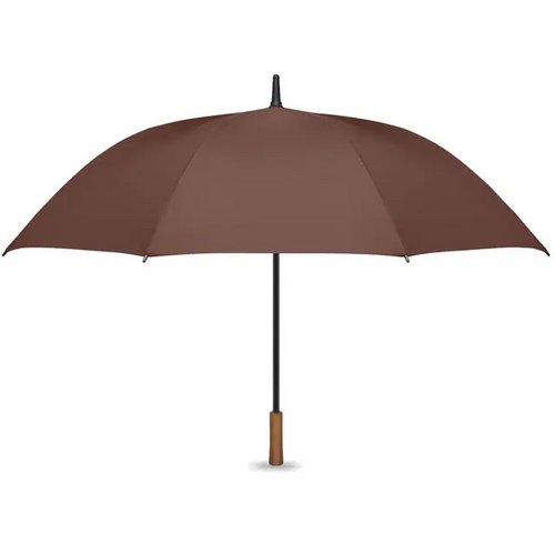 27" auto paraplu houten greep Rayna bruin
