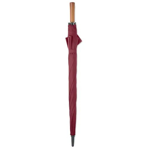 27" auto paraplu houten greep Rayna bordeaux