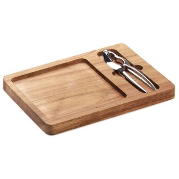 Acacia noten kraker set Nutplate hout