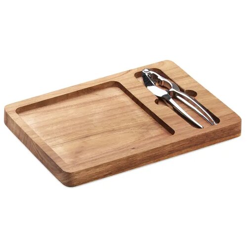 Acacia noten kraker set Nutplate hout