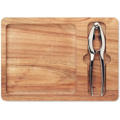 Acacia noten kraker set Nutplate hout