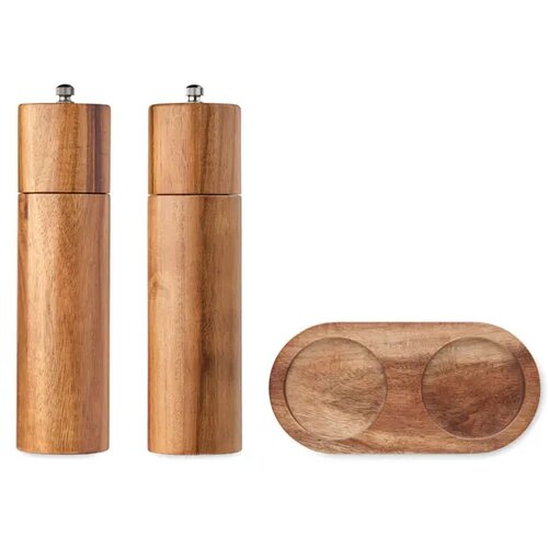 Acacia peper- en zoutmolens Tucco set hout