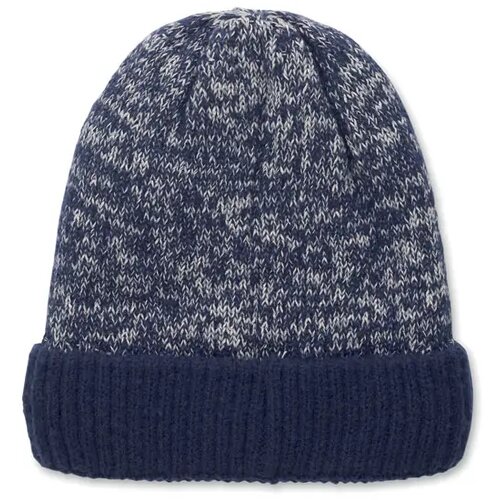 Gebreide muts met boord Puntos blauw