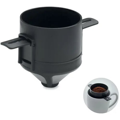 Herbruikbare koffiefilter Filter zwart