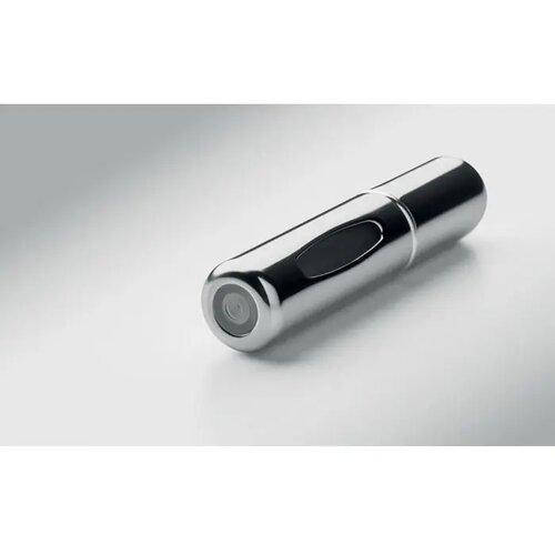 Navulbaar verstuiverflesje 5ml Spray glanzend zilver