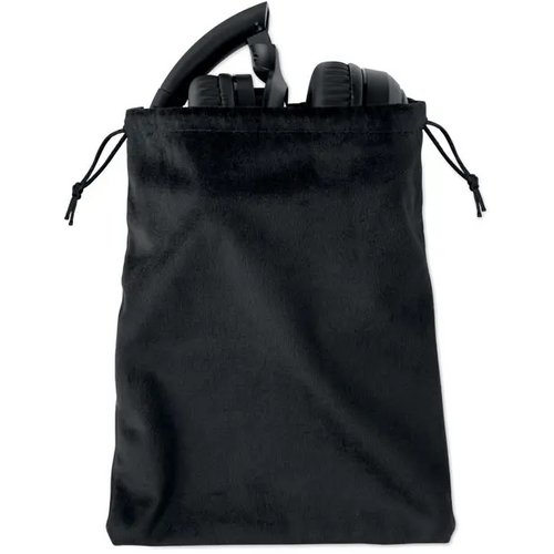 Opvouwbare koptelefoon in etui Echo zwart