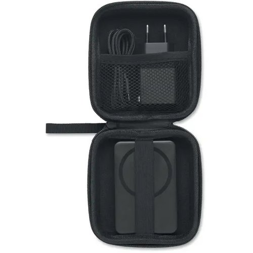 Powerbank reisset 5000mah Atlas zwart