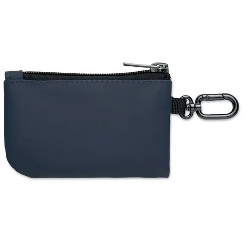 Pu sleuteletui met karabijn Guardo marineblauw