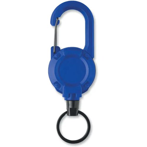 Uittrekbare badgehouder in abs Stiba royal blauw
