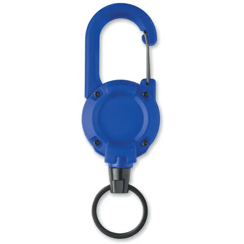 Uittrekbare badgehouder in abs Stiba royal blauw