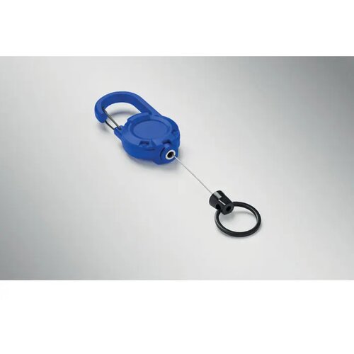 Uittrekbare badgehouder in abs Stiba royal blauw
