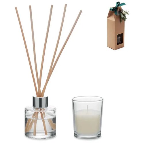 Vanille diffuser & kaarsenset Gingle beige