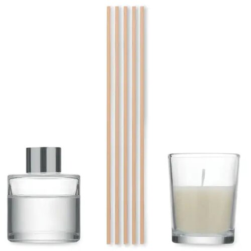 Vanille diffuser & kaarsenset Gingle beige