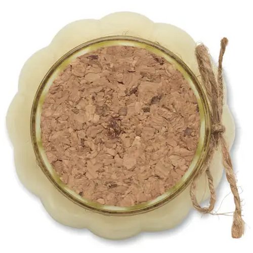 Vanille plantaardige waskaars Pumkin beige