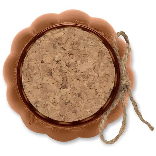 Vanille plantaardige waskaars Pumkin bruin