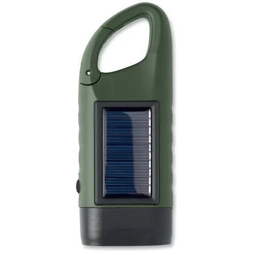 Zonnezaklamp met dynamo Cranch donker marinegroen