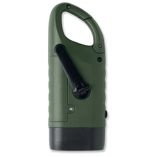 Zonnezaklamp met dynamo Cranch donker marinegroen