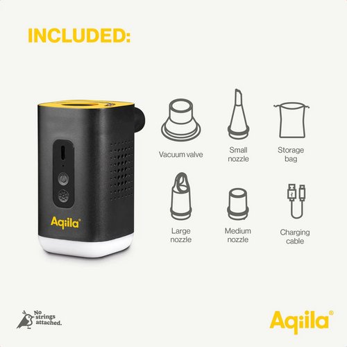 Aqiila Airbird C2 Draadloze Elektrische Luchtpomp zwart