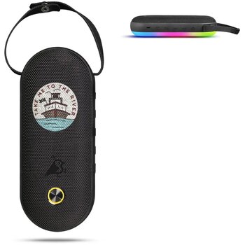 Aqiila Soundbird CM Bluetooth Speaker 30W met RGB-verlichting zwart Aqiila Soundbird CM Bluetooth Speaker 30W met RGB-verlichting zwart