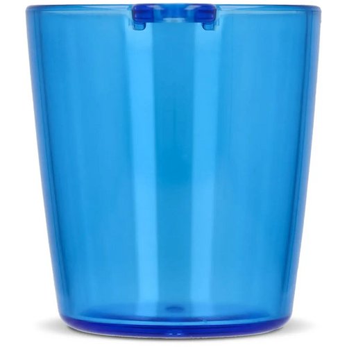 Festival shotglaasje with lanyard transparant / blauw