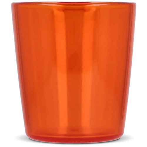 Festival shotglaasje with lanyard transparant / oranje