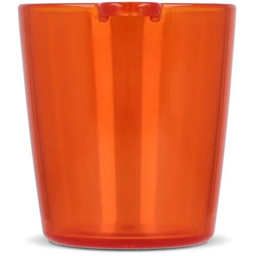 Festival shotglaasje with lanyard transparant / oranje