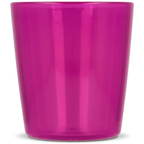 Festival shotglaasje with lanyard transparant / roze