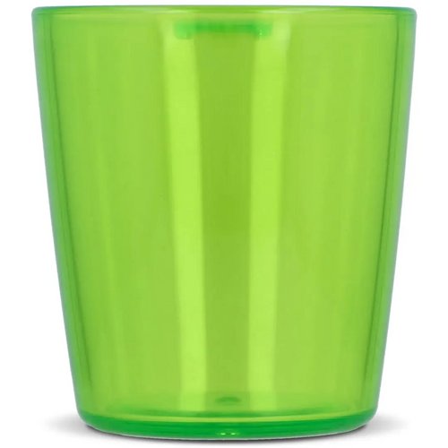 Festival shotglaasje with lanyard transparant / donker groen