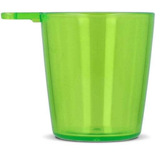 Festival shotglaasje with lanyard transparant / donker groen