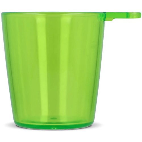 Festival shotglaasje with lanyard transparant / donker groen