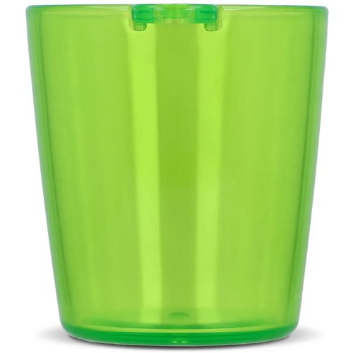 Festival shotglaasje with lanyard transparant / donker groen