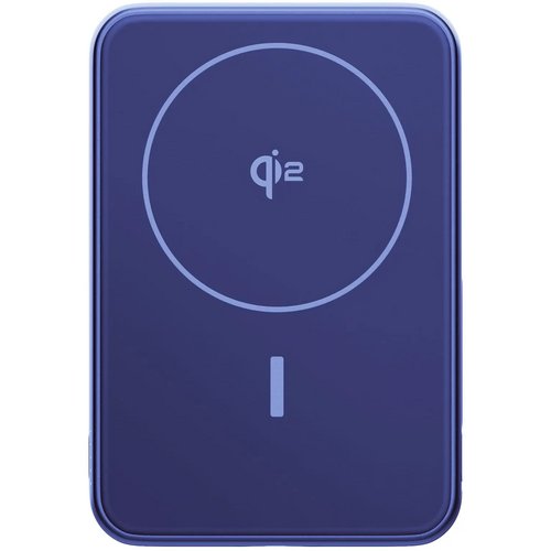 Fresh 'n Rebel Draadloze Powerbank 10000mAh Geschikt voor MagSafe blauw