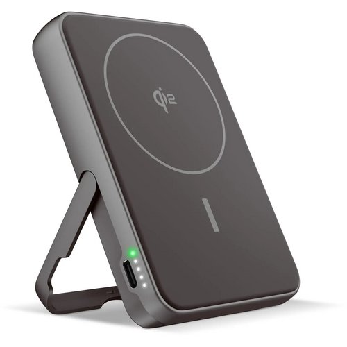 Fresh 'n Rebel Draadloze Powerbank 10000mAh Geschikt voor MagSafe donker grijs