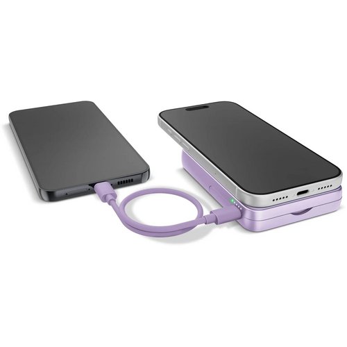 Fresh 'n Rebel Draadloze Powerbank 10000mAh Geschikt voor MagSafe lila