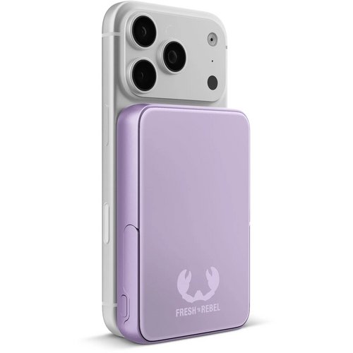 Fresh 'n Rebel Draadloze Powerbank 10000mAh Geschikt voor MagSafe lila