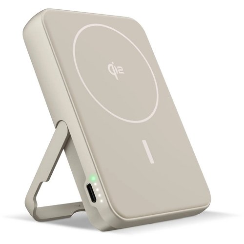 Fresh 'n Rebel Draadloze Powerbank 10000mAh Geschikt voor MagSafe beige