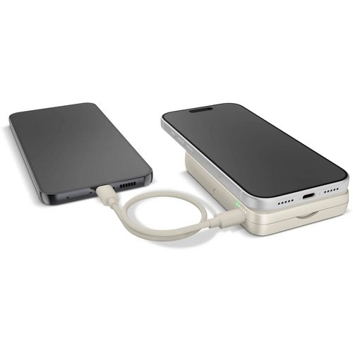 Fresh 'n Rebel Draadloze Powerbank 10000mAh Geschikt voor MagSafe beige