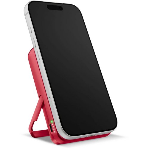 Fresh 'n Rebel Draadloze Powerbank 10000mAh Geschikt voor MagSafe rood