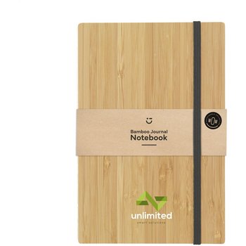Bamboo Journal Naked Spine Notebook A5 Naturel