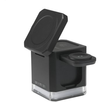 Cube Magsafe 3-In-1 Rcs Recycled Abs Charging Stand Zwart