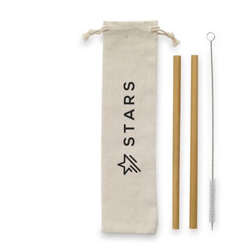 Eco Bamboe Straw Set Bamboe Rietjes Bamboe