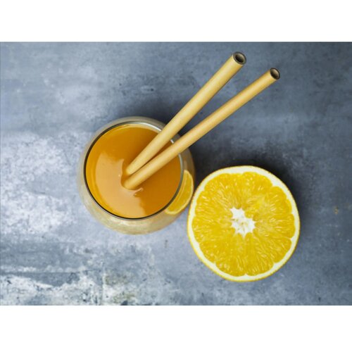 Eco Bamboe Straw Set Bamboe Rietjes