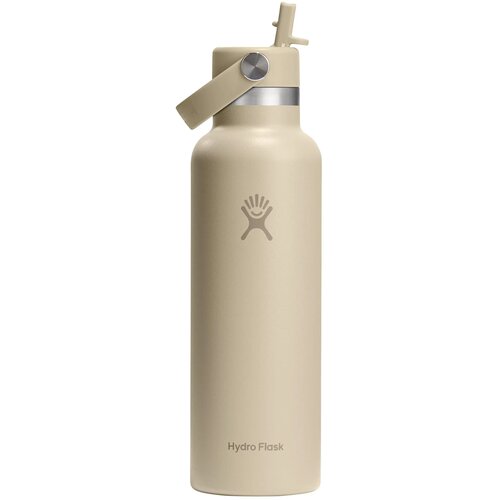 Hydro Flask Standard Mouth With Flex Straw Cap 621 Ml Waterfles Beige