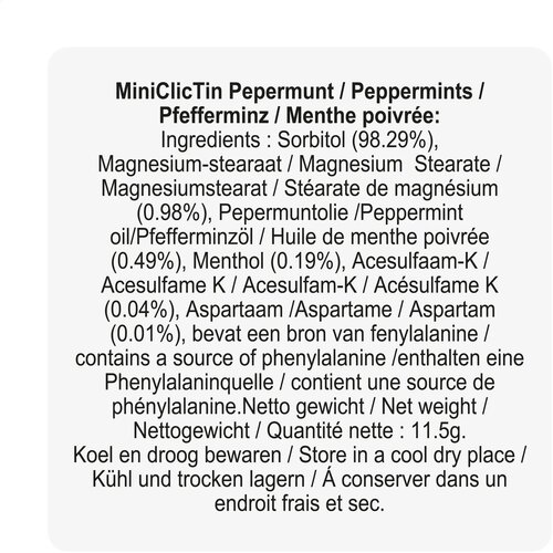 Mini Clictin Pepermuntjes