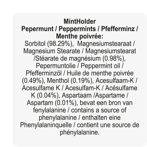Mintholder Pepermuntjes