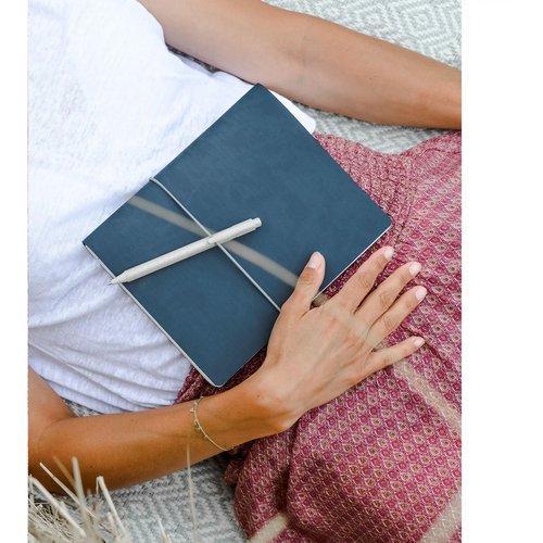 Recycled Leather Refillable Notebook A5 Notitieboek