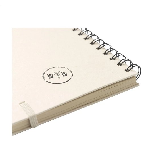 Sugarcane Bagasse Spiral Notebook A5 Notitieboek